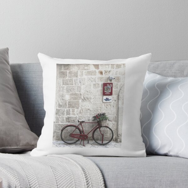 Item preview, Red bicycle. Flowers. designed and sold by Createez.