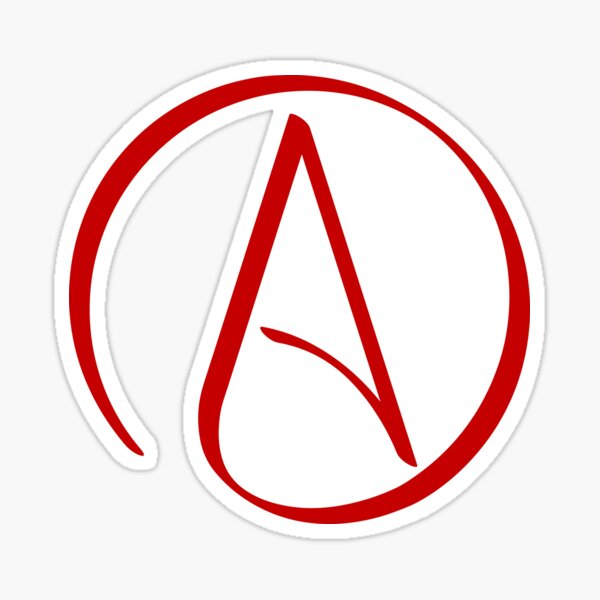 Atheist Symbol Sticker