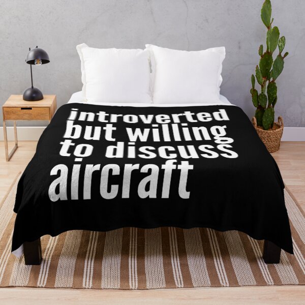 Item preview, Introverted but willing to discuss Aircraft designed and sold by SlartybardPOD2.