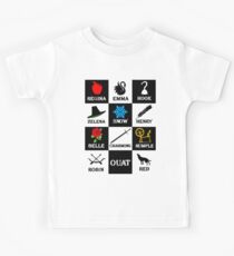 Oncer T-Shirt. Regina, Emma, Hook, Zelena, Snow, Henry, Belle, Charming, Rumple, Robin, Red Kids Tee