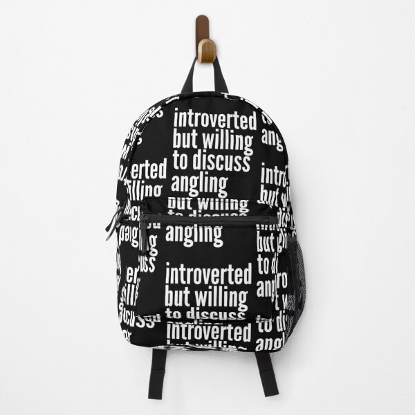 Item preview, Introverted but willing to discuss Angling designed and sold by SlartybardPOD2.