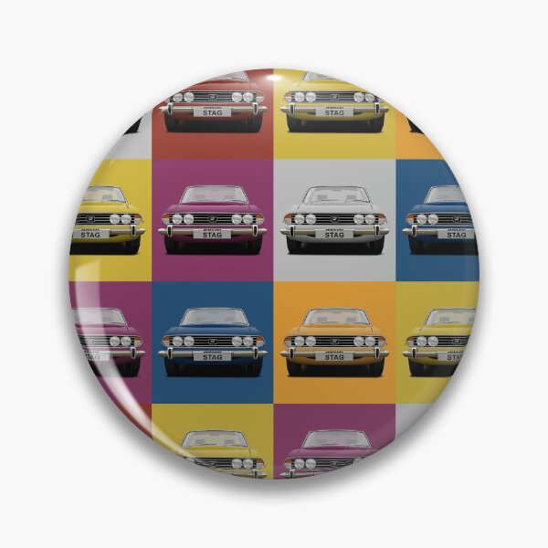 Item preview, Triumph Stag Pop Art Illustration designed and sold by Hamilton illustrations.