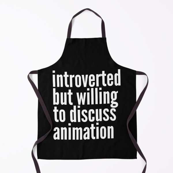 Item preview, Introverted but willing to discuss Animation designed and sold by SlartybardPOD2.