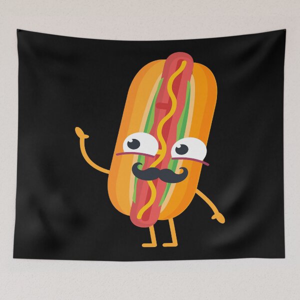 Item preview, Cute Hotdog designed and sold by TrueTrippyArts.