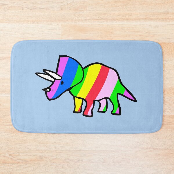 Item preview, Rainbow Triceratops designed and sold by jezkemp.