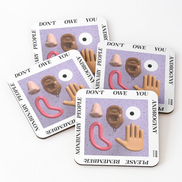 Item preview, ¡La gente no binaria no te debe la androginia! designed and sold by boy-gogh.