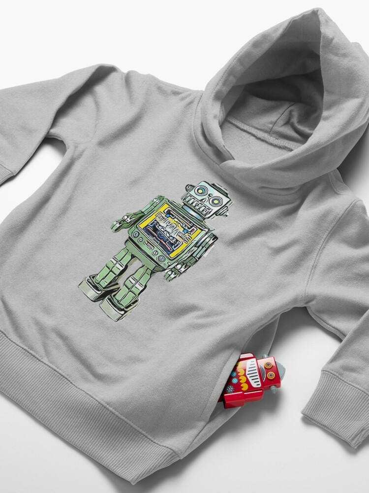 Alternate view of Toy Robot Toddler Pullover Hoodie