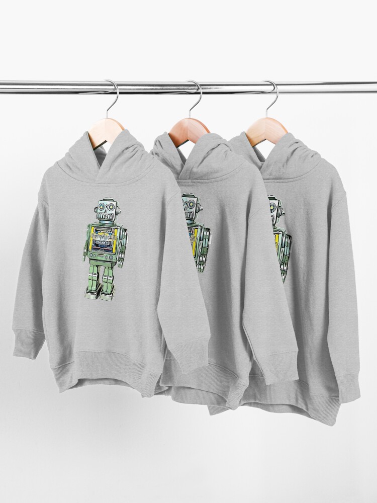 Alternate view of Toy Robot Toddler Pullover Hoodie