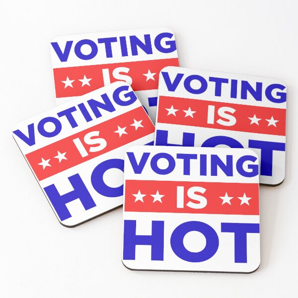 Item preview, Voting Is Hot - 2020 election - your voice matter designed and sold by GoldenDov.