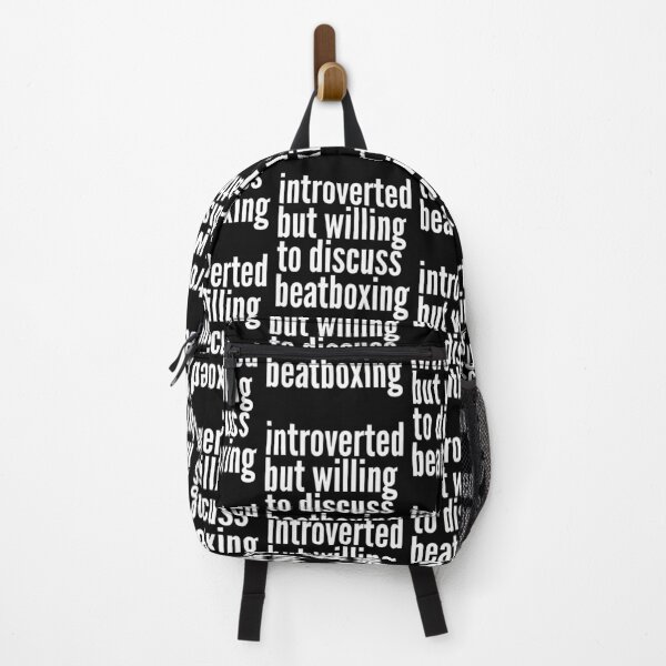 Item preview, Introverted but willing to discuss Beatboxing designed and sold by SlartybardPOD2.