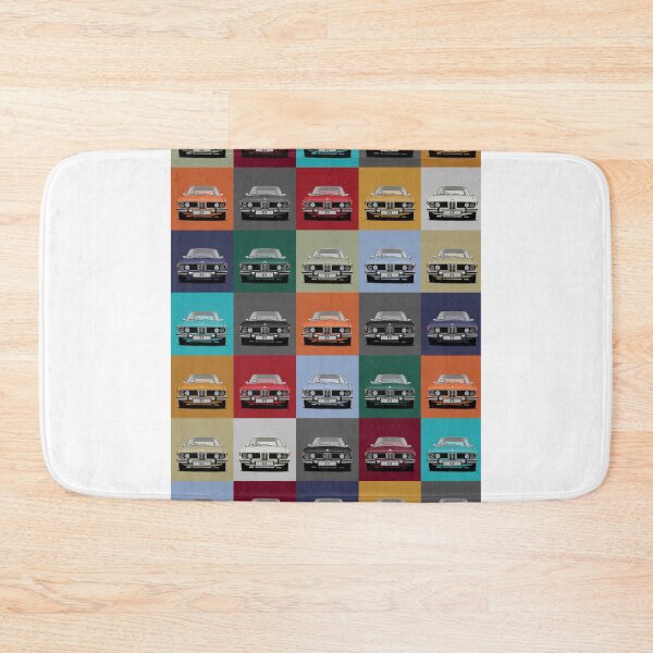 Item preview, Bimmer E3 Bavaria 2500, 3.0S, 3.0Si. 3.3 Li Pop art illustration designed and sold by Hamilton illustrations.