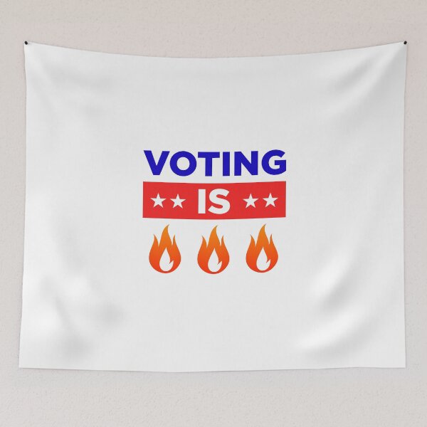 Item preview, Voting Is Hot - 2020 election - your voice matter designed and sold by GoldenDov.