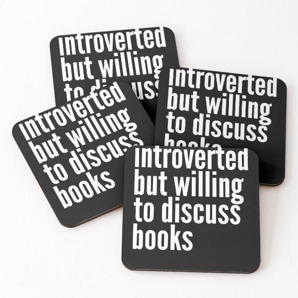 Item preview, Introverted but willing to discuss Books designed and sold by SlartybardPOD2.