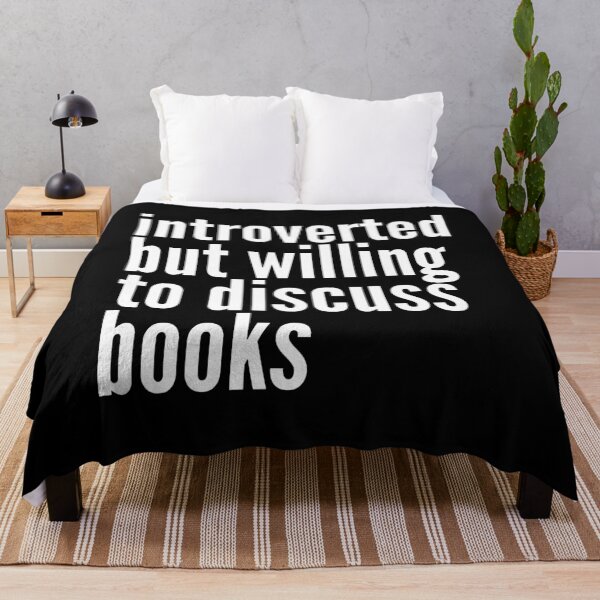 Item preview, Introverted but willing to discuss Books designed and sold by SlartybardPOD2.