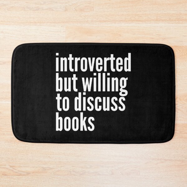 Item preview, Introverted but willing to discuss Books designed and sold by SlartybardPOD2.
