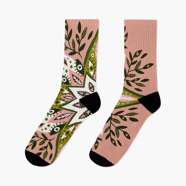 Item preview, Prickly Mandala – Sage & Pink designed and sold by Cat Coquillette.