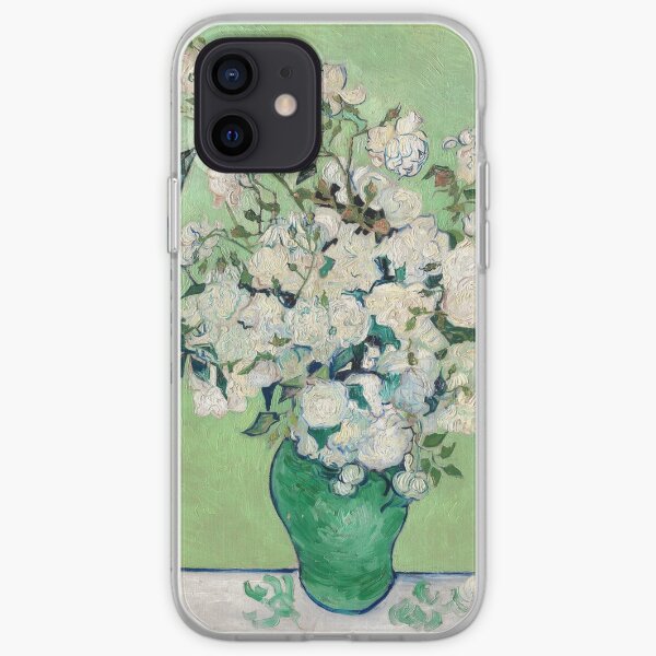 Van Gogh, Roses, 1890 iPhone Soft Case