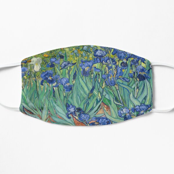 Van Gogh Irises Flat Mask