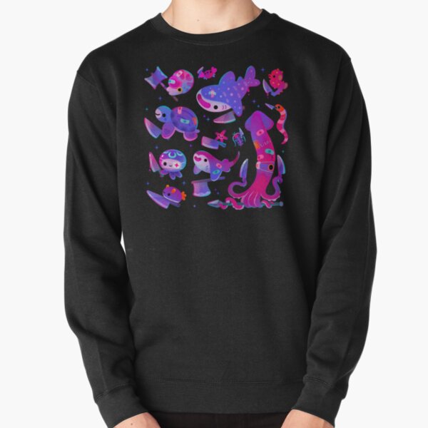 Stabby marine life Pullover Sweatshirt