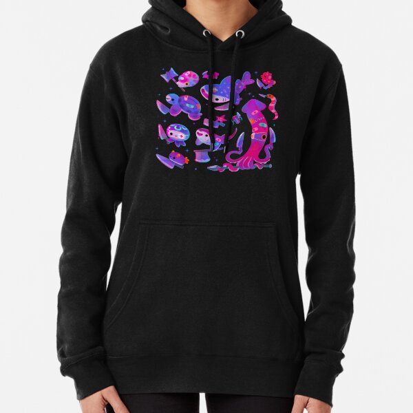 Stabby marine life Pullover Hoodie