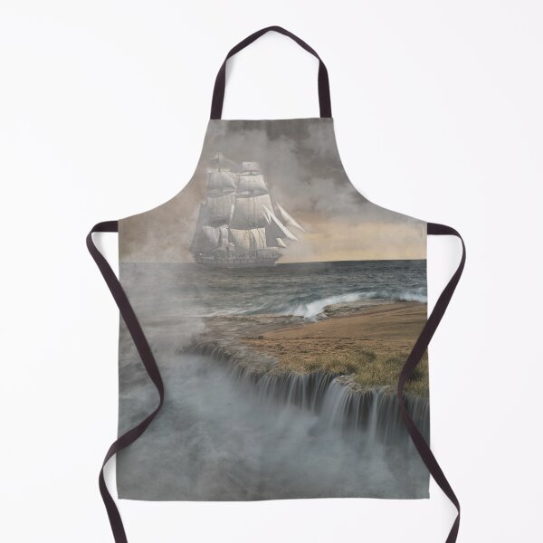 Item preview, Ship Boat Fantasy Dream Fog Foggy Sea Ocean Kid Gifts Shirts Wall Art Phone Cases Stickers designed and sold by TheGreekGuy.