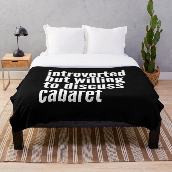 Item preview, Introvertido pero dispuesto a hablar de cabaret designed and sold by SlartybardPOD2.