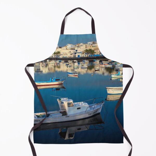 Item preview, Fishing boats in Charco de San Ginés harbour designed and sold by iCimages.net.