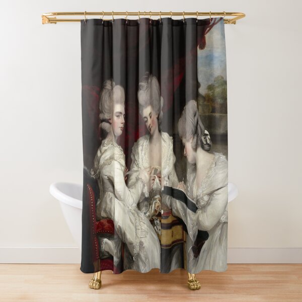 Fine Arts: Joshua Reynolds - The Ladies Waldegrave Shower Curtain