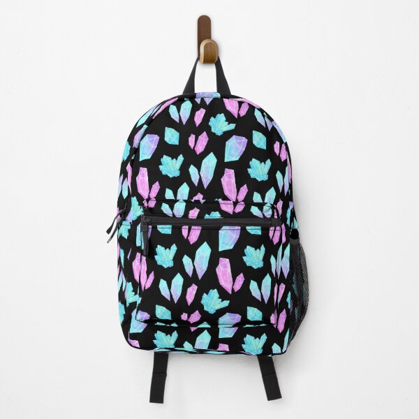 Item preview, Pastel Watercolor Crystals // Black | Nikury designed and sold by nikury.
