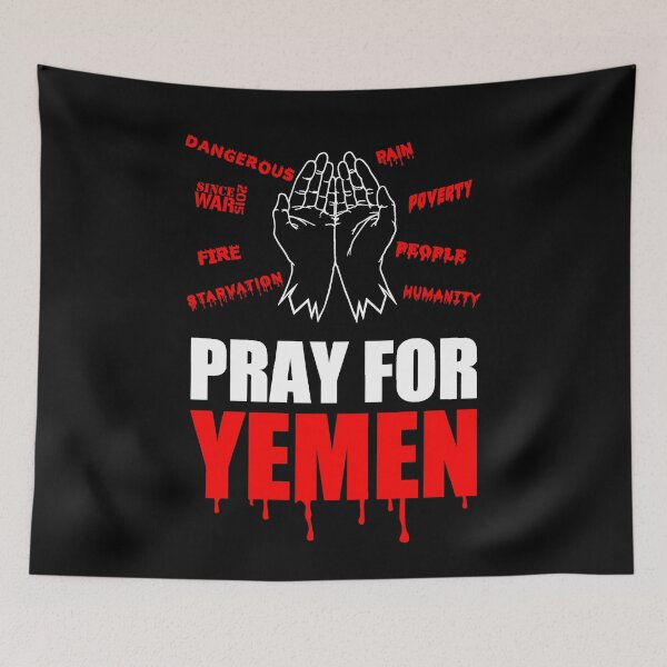 Item preview, Pray for Yemen T-Shirt, Sad T-Shirt, Yemen T-Shirt, Help People, Middle east T-Shirt, Civil War T-Shirt, Pray For The People T-shirt, Love T-Shirt, Help t-shirt, Muslim World t-shirt designed and sold by ShiShaka.