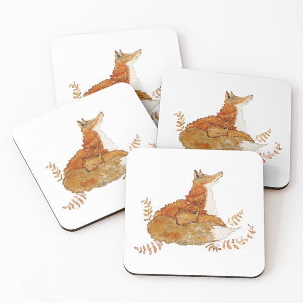 Item preview, Autumn collection - dreamy fox designed and sold by María Casas Watercolour Designs.