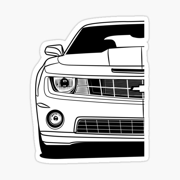 Chevy Camaro SS Fifth Gen Best Shirt Design Sticker