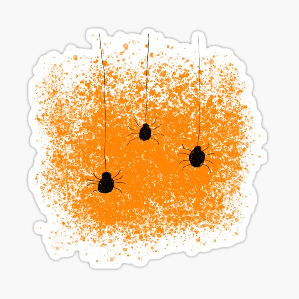 Halloween spiders Sticker