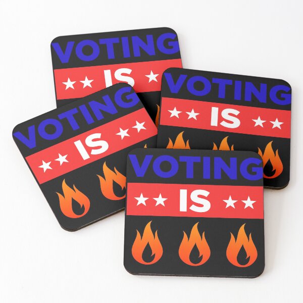 Item preview, Voting Is Hot - 2020 election - your voice matter designed and sold by GoldenDov.