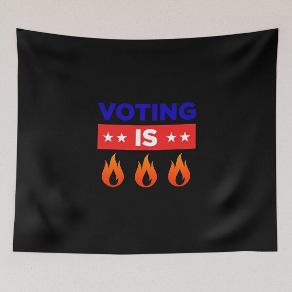 Item preview, Voting Is Hot - 2020 election - your voice matter designed and sold by GoldenDov.
