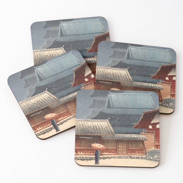 Item preview, Kawase Hasui - Tennoji temple in Osaka designed and sold by ArtExpression.