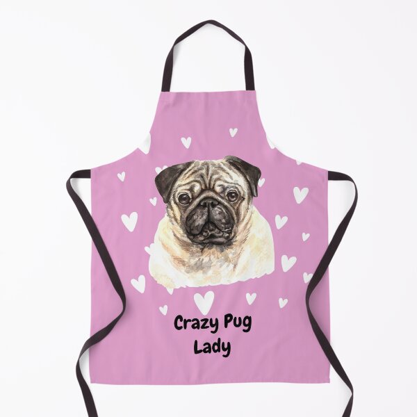 Item preview, Crazy Pug Lady - Pug Lover designed and sold by Teez-Me.