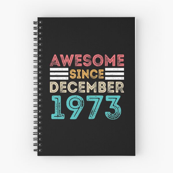 Item preview, Retro Vintage 47th Birthday - Awesome Since December 1973 designed and sold by meedTee.