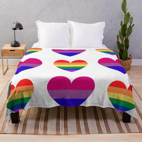 Item preview, Pride Flag Heart & Bisexual Flag Heart Pack designed and sold by throuplescorner.