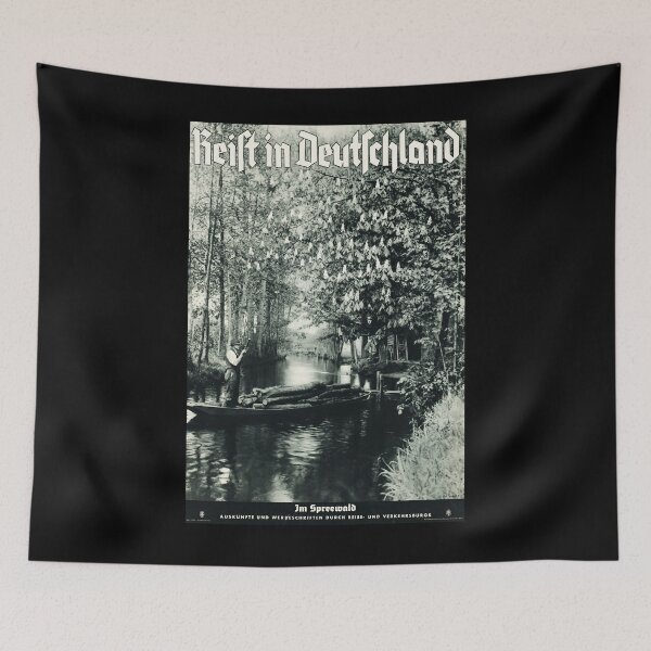 Item preview, Reist in Deutschland retro poster designed and sold by stickart-marek.