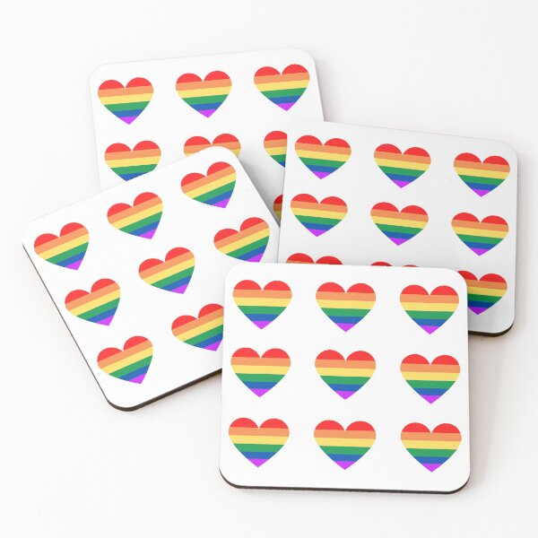 Item preview, Pride Flag Heart Pack designed and sold by throuplescorner.