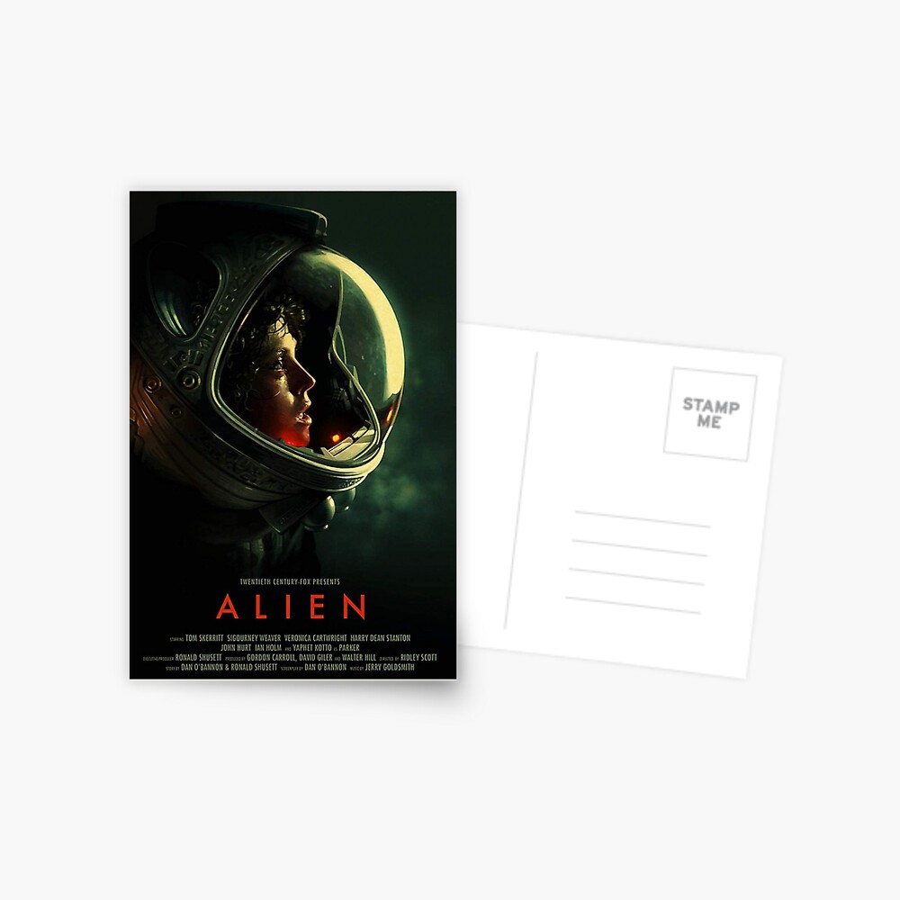 "Alien" Postcard by FlorianSplash Redbubble