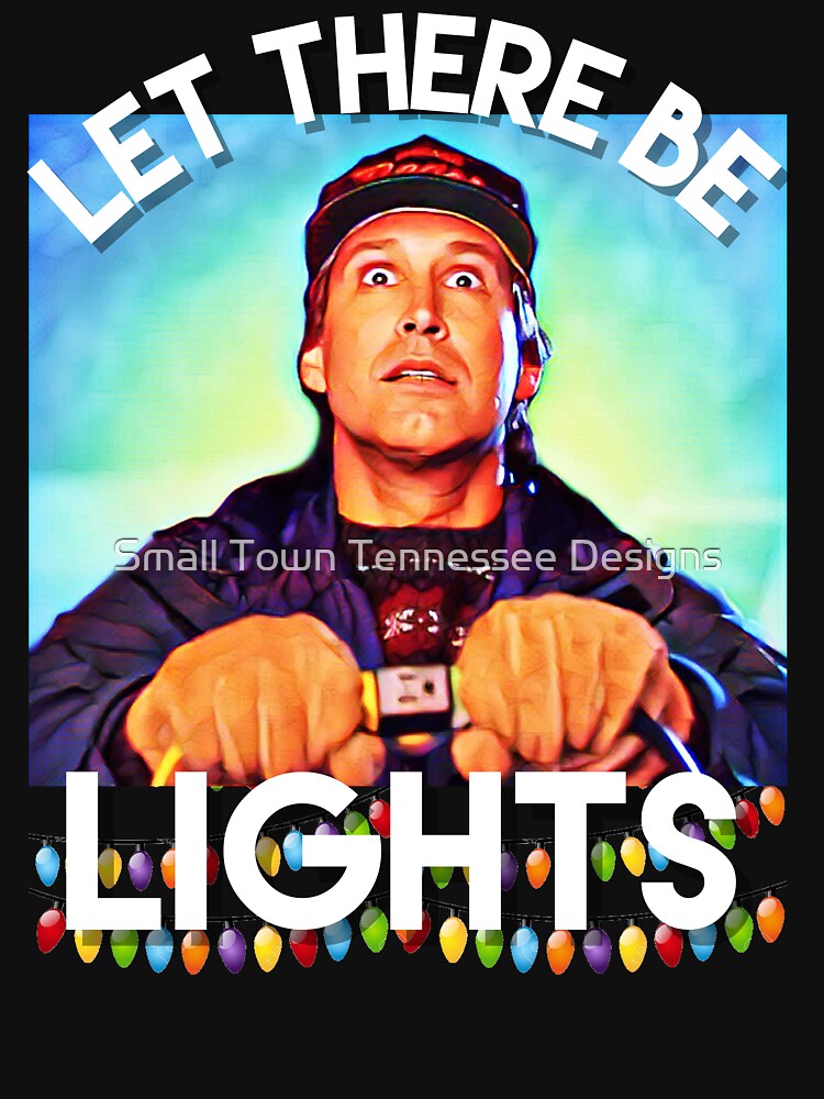 Thumbnail 7 of 7, Essential T-Shirt, Clark Griswold funny Christmas lights graphic design designed and sold by TimShane.