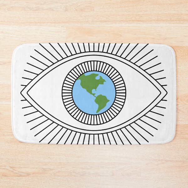 Item preview, The World Is Watching Eye - Black Text designed and sold by Wisps & Whiskers Designs.