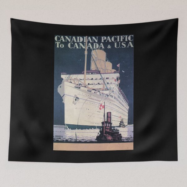 Item preview, Canada and USA retro poster designed and sold by stickart-marek.