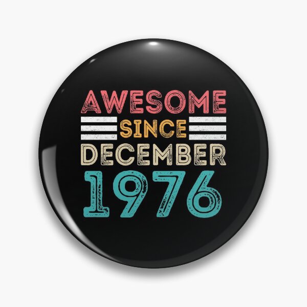 Item preview, Retro Vintage 44th Birthday - Awesome Since December 1976 designed and sold by meedTee.