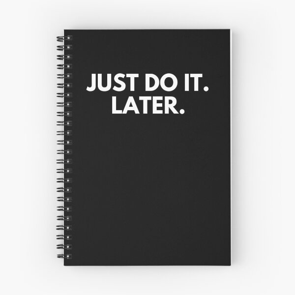 Item preview, Just Do It. Later. designed and sold by BigBoyShop.