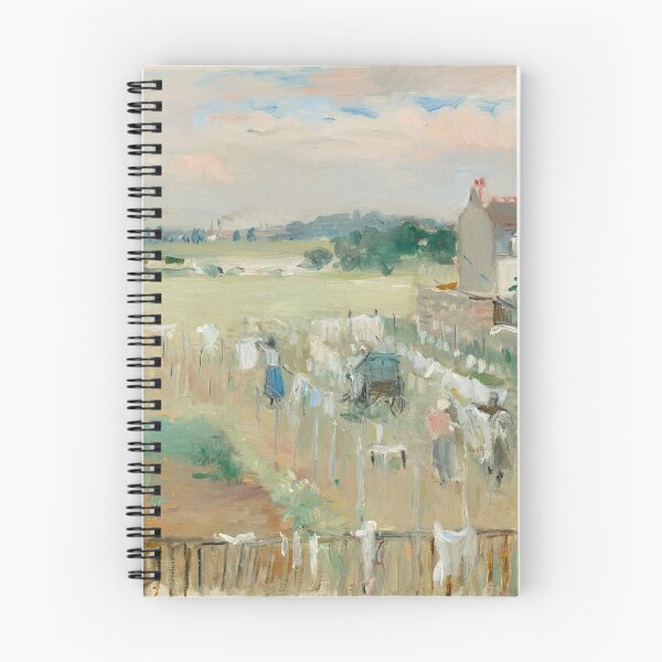 Item preview, Hanging the Laundry out to Dry, Berthe Morisot, 1875 designed and sold by Vintage Wall Art.