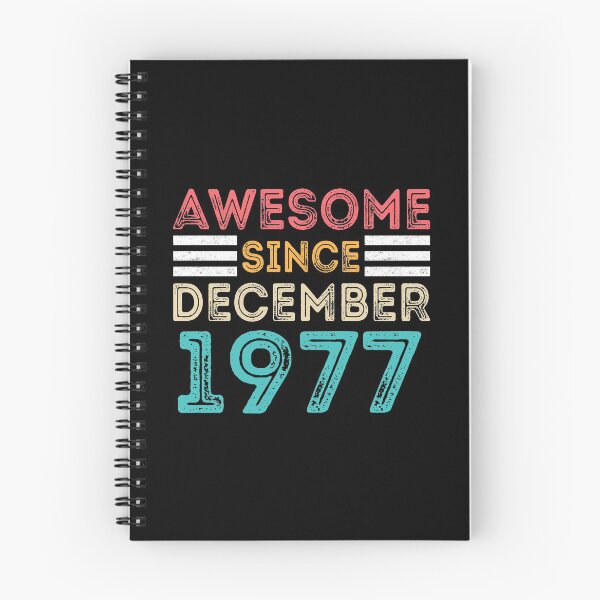 Item preview, Retro Vintage 43rd Birthday - Awesome Since December 1977 designed and sold by meedTee.