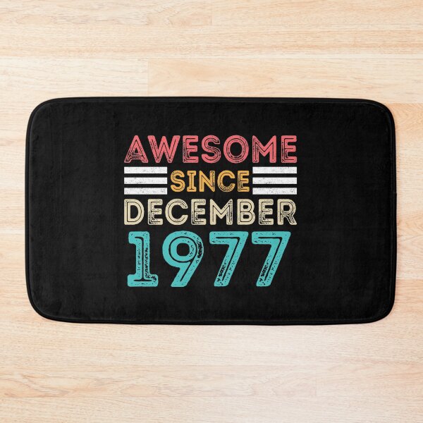 Item preview, Retro Vintage 43rd Birthday - Awesome Since December 1977 designed and sold by meedTee.